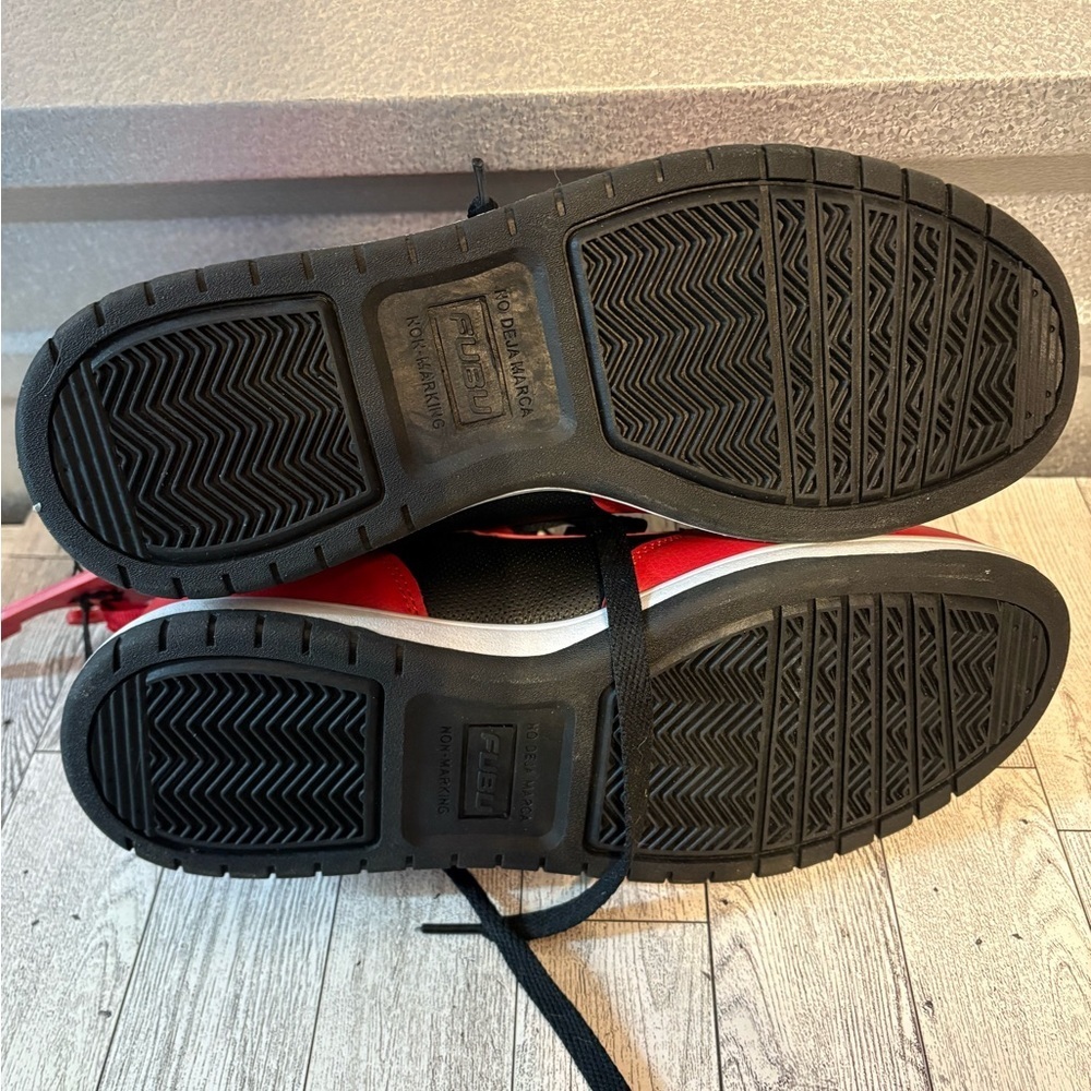 FUBU Red and Black High-Top Sneakers - Picture 5 of 5